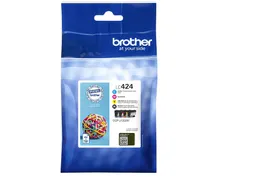 Brother LC-424 Inktcartridges Zwart + 3 Kleuren