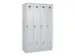 locker voor scheiding van kleding,HxBxD 1950x1200x500mm,4vak
