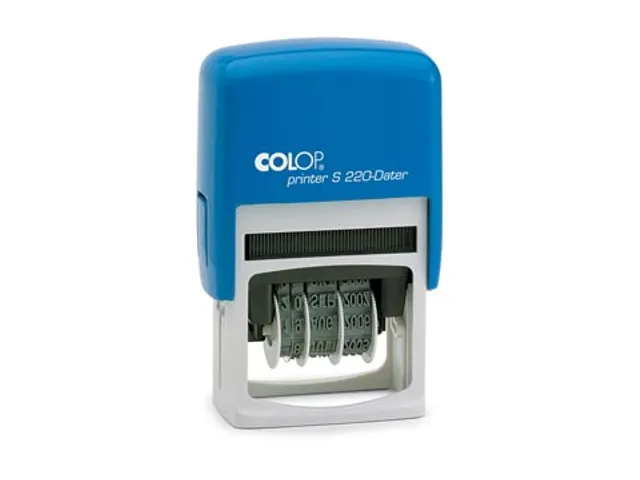 Datumstempel Colop S220 4mm Franstalig Zwart