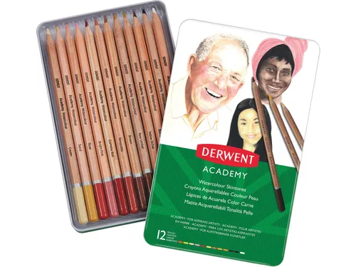 aquarelpotlood Academy 12 stuks assorti
