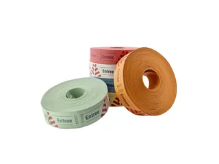 Entreebewijs Combicraft nummering 1-1000 blauw 1000 stuks - 5