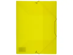 Elastomap Kangaro A4 PP transparant geel