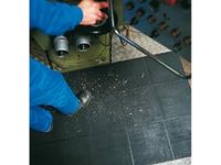 werkplek-vloerbedekking module HxLxB 15x900x900mm rubber zwart