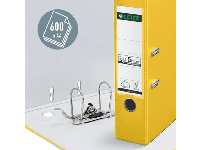 Ordner Leitz 1010 A4 80mm Pp Geel