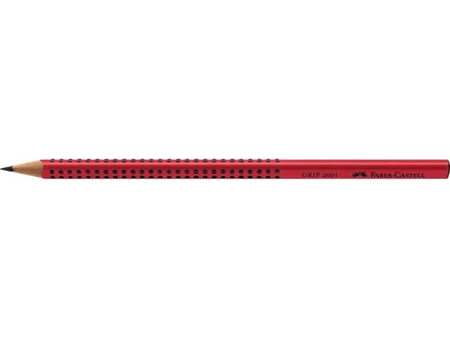 Potlood Faber-Castell Grip 2001 B in 2 kokers,144stuks blauw, rood, sk