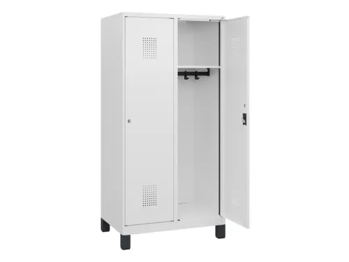 schoollocker,HxBxD 1630x800x500mm,2vak,vak B 400mm,cil.-slot,voeten