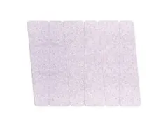 Akoestische PET-vilt trapezium stroken lichtgrijs 30x120cm 6 stuks