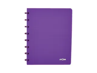 Schrift Atoma A5 blanco 144blz 90gr PP transparant assorti - 4