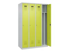 locker voor scheiding van kleding,HxBxD 1850x1200x500mm,4vak