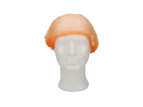 CMT Haarnet Clip Cap PP Non Woven Oranje Maat XL 58cm 1000 Stuks