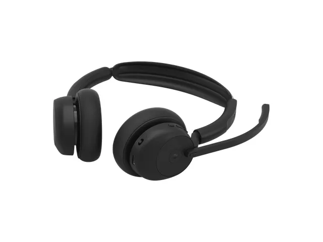 Jabra Evolve3 45 MS Stereo draadloze headset USB-A Oplaadstandaard