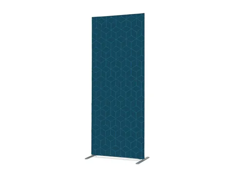 Scheidingswand Textiel Deco 85x200cm Hexagon Blauw ECO