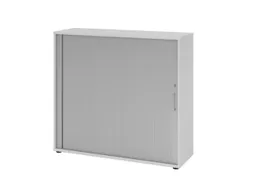 jaloeziedeurkast,HxBxD 1100x1200x400mm,2xhouten vloer,3 OH,romp grijs