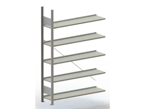 magazijnstelling,aanbouwveld,HxBxD 1850x1006x336mm,vakl. 80kg
