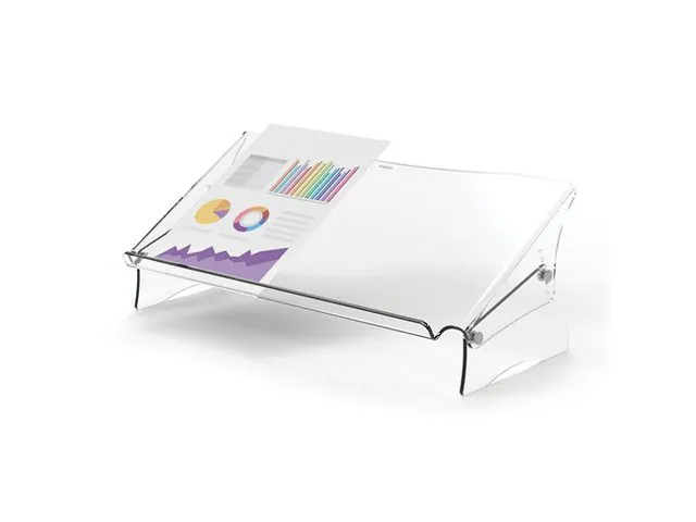 Clarity documenthouder schrijfhelling A3 transparant acryl