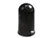 Poubelle à pédale EKO Kickcan 33 litres noir mat