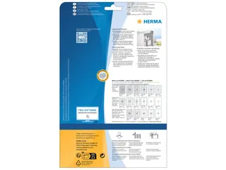 Etiket Herma 4223 96x50.8mm Folie Zilver 250 stuks - 3