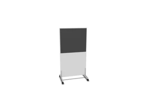 scheidingswand,HxB 1545x800mm,Bl-wit,BN8010-antraciet