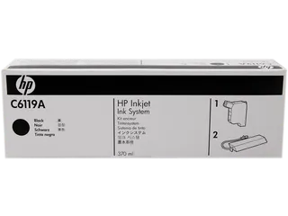 HP C6119A TIJ 2.5 industriële zwarte bulkinkt - 1