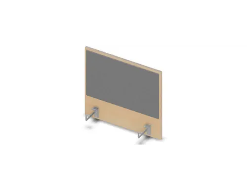 opzetpaneel bureau aanbouw zijkant NE-esdoorn BN8078-grijs 600mm