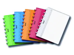 Schrift Adoc A5 lijn 144blz colorlines PP assorti