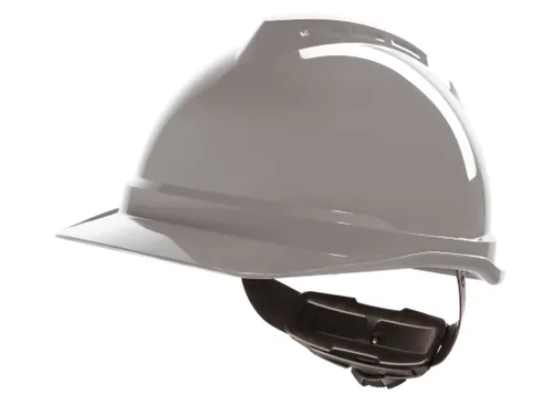 MSA V-Gard 500 ongeventileerde veiligheidshelm met Fas-Trac III binnen