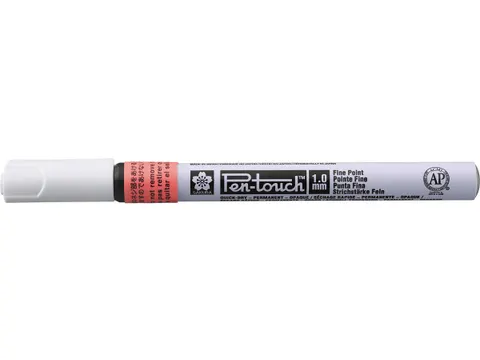 paint Marker Pen-Touch, fine, fluorescerend rood