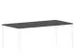 In hoogte verstelbaar bureau,HxBxD 720-840x2000x1000mm,MS-donkergrijs