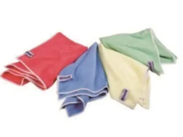 Polifix Microfibre Glasdoek Blauw 40x40cm pak 10 Stuks