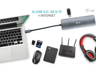 i-tec USB-C Metal Nano Docking Station 4K HDMI LAN - 7