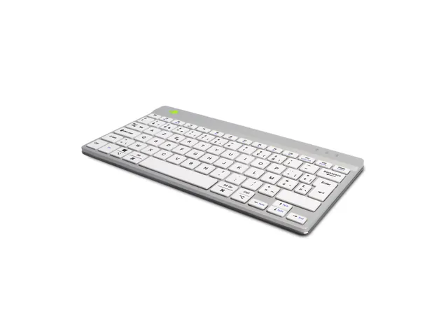 Compact Break ergonomisch toetsenbord Azerty BE Wit draadloos