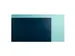 Onderlegger PU 40x80 cm tropisch/cyaan