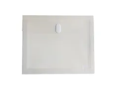Enveloptas Foldersys A4 PP transp + expansievouw 50mm Velcro omslag me