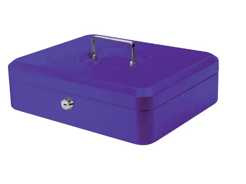Geldkist Pavo 300x240x90mm blauw