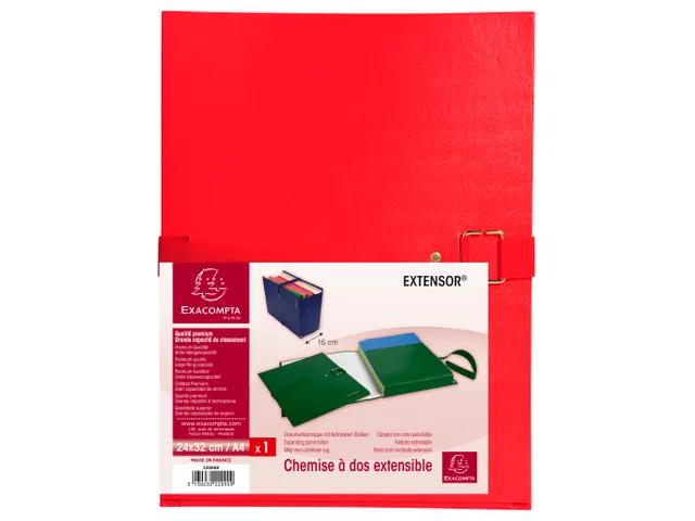 Map uitrekbare rug Extensor 24x32 cm Assorti