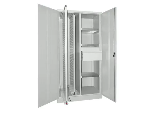 verticale kast,HxBxD 1950x1000x600mm,RAL7035,front RAL7035