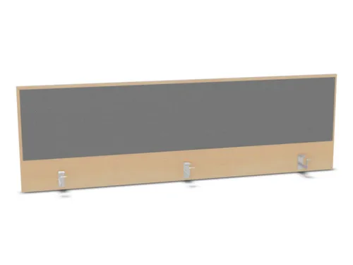 opzetpaneel,v. bureau,aanbouw achter,B 1800mm,NE-esdoorn,BN8078-grijs