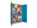 grootvolumekast met openslaande deuren,RAL7035,front RAL5012