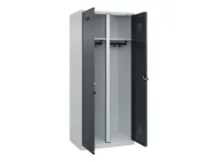 locker voor scheiding van kleding,HxBxD 1850x800x500mm,2vak
