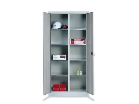 universele kast,RAL 7035,HxBxD 1950x1200x500mm,2x4legborden