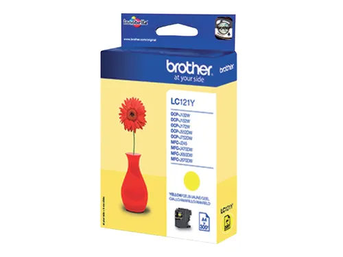 Inktcartridge Brother LC-121Y geel