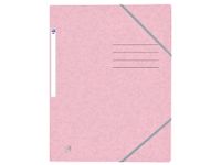 Elastomap Oxford Top File+ A4 pastel roze karton
