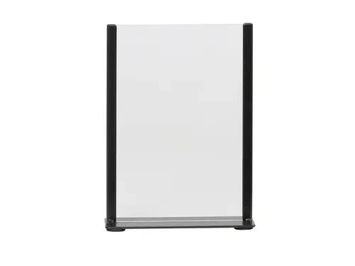 Kaarthouder Europel zwart metaal met acryl bord A5