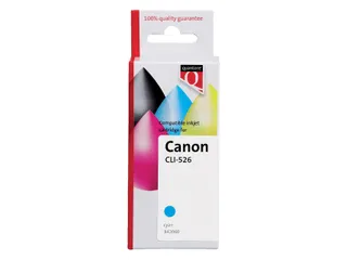 Inktcartridge Quantore alternatief tbv Canon CLI-526 4541B001 blauw - 1