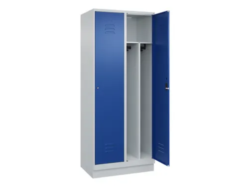 locker voor scheiding van kleding,HxBxD 1950x800x500mm,2vak