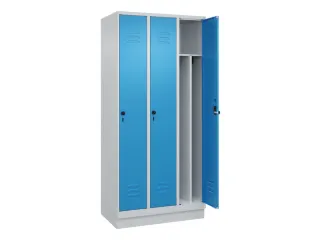 locker voor scheiding van kleding,HxBxD 1950x900x500mm,3vak - 2