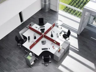 opzetpaneel bureau aanbouw achter NP-tiepolo nut BN8033-zwart 1200mm - 5