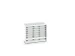 ladekast HxBxD 900x1050x650mm 7laden RAL7035 front RAL7035
