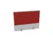 panneau de rehausse,p. table de bureau,MP-gris clair,BN4011-rouge