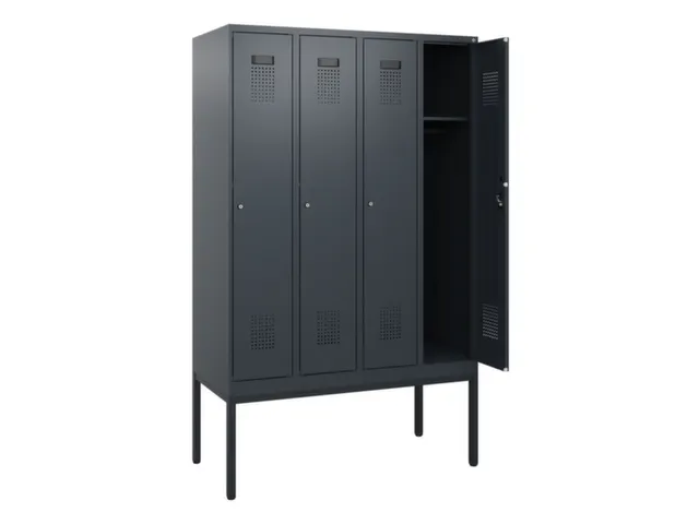 schoollocker,HxBxD 1950x1200x500mm,4vak,vak B 300mm,cil.-slot